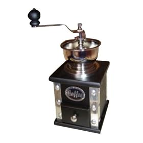 Small Black Coffee Mill By London Pottery Co