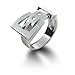 Sterling Silver Belt Buckle Ring Size 6 (Sizes 5 6 title=