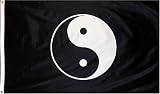 Ying Yang Flag - 3 foot by 5 foot Polyester (NEW)