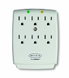 Belkin F9H601aCW Wall Mount Surge Protector (White)