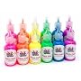 Color Splash! Fluorescent Fabric Paint (Pack of 12)