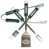 NFL New York Jets 4-Piece Barbecue Set