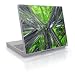 Laptop Skin (Can be trimmed to fit most laptops.) (15 x 12) - Emerald Abstract