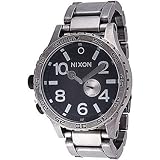 ニクソン NIXON THE 51-30 ANTIQUE SILVER / BLACK カジュアル A057479 メンズ ウォッチ 腕時計 A057-479A057-479の画像