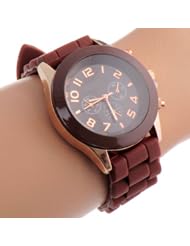 FuzzyGreen® Silicone Quartz Men Women Girl Boy Unisex Jelly Wrist Watch