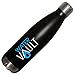 WaterVault Stainless Steel Vacuum Insulated Water Bottle – Cold 24 Hours - Hot 12 Hours - Leak Proof Reusable bpa Free Cola Shape Sport Bottle - White 17oz