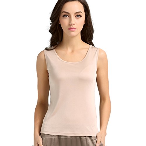 ForeverSilk Women's 100% Silk Knitted Casual Tank