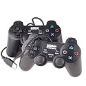 MY-Link 2 x USB 2.0 Dual Shock Gamepad Game Controller