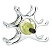 Kitchen & Housewares : Polished Aluminum Little Legs Wine Rack