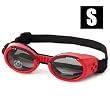 Doggles ILS Small Shiny Red Frame and Smoke Lens