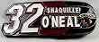 Shaquille O'Neal Miami Heat Player Belt Buckle, NBA Basketball Buckle