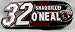 Shaquille O'Neal Miami Heat Player Belt Buckle, NBA Basketball Buckle