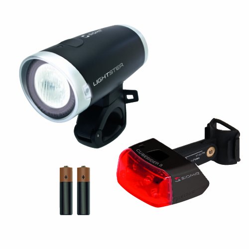 SIGMA SPORT Lightster/Cuberider II Beleuchtungs-Set