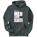 Hoodie Mens Dark Silver " Real men love Bullmastiffs " Dogs
