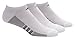 adidas Men's Superlite CC 3-Pack No Show Sock, White/Light Grey/Lighter Grey, 6-12
