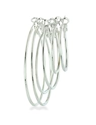 Set of Three Hoop Earrings in Various Sizes ( Small, Medium and Large)