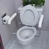 Toilet Safety Arm Support - 250lb Capacity