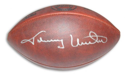 Johnny Unitas Autographed Football