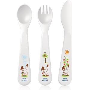 Philips AVENT Baby Fork, Knife and Spoon Set
