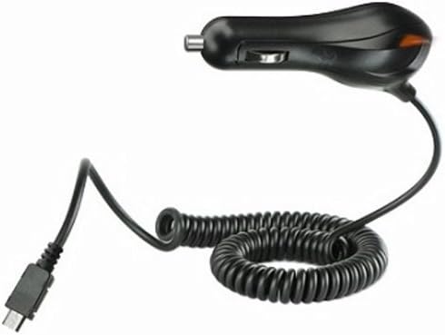 Luxmo Premium Rapid IC Chip Protected 1100mAh 1 Amp Micro USB 8 FT Vehicle Car Charger for Nokia Lumia 520 521 1020 1520 Cell Phone (Includes Top Quality Things Universal Mini Touch Stylus Pen)