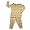 B.T. Kids - Toddler Boys Long Sleeve Ant Pajamas,Tan, Multi (Size 2T)