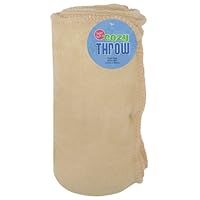 Capelli New York Fleece Throw With Whip Stitch