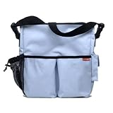 Duo Diaper Bag In Ice Blue Canvas
