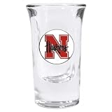 Nebraska Cornhuskers Fluted Shot (Set of 2)