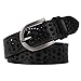 JASGOOD Womenâ€™s Hollow Flower Genuine Cowhide Leather Belt with Alloy Buckle (Suitable for Pant Size 28-34