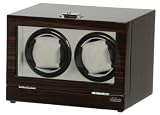 Double Watch Winder Ebony Wood wLCD Dispaly on sale
