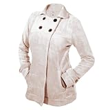 Avalanche Women's Athletic Pea Coat - Pearl