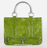 Melie Bianco Fold over w/Acrylic Top Handle
