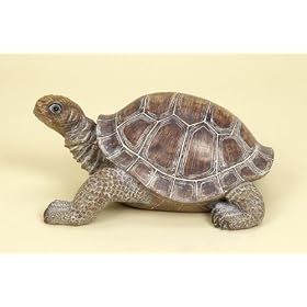 Benzara 98281 15 in. Aruba Turtle Garden Decor Statue Sculpture Figurine