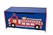 Kids Size Furniture Gift Mark GiftMark Fire Engine Design Toy Box is a colorful toybox is the perfect place for your little fireman to put all his stuff. It is also a great place for him or her to put on their shoes and sit down right on top. The toybox
