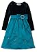 Rare Editions Girls 2-6x Teal Matte Satin Dress,Teal,5