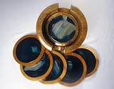 Blue Agate Coaster Set