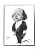 Caricature of Gustave Flaubert, 1867 Art Giclee Poster Print by Eugene Giraud, 18x24