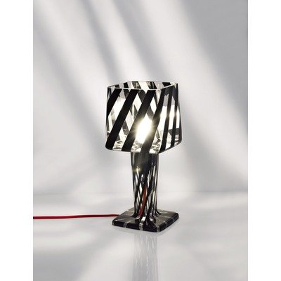 J'Adore Venice One Light Table Lamp in Black