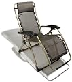 Strathwood Anti-Gravity Adjustable Recliner, Textaline With Champagne Frame