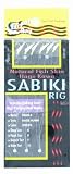 Sabiki Natural Haga-Kawa Glo Green Head 6 Drop Size 6 Hook