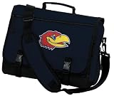 University of Kansas Messenger Bag Navy KU Jayhawks Logo School Bag or Briefcase Laptop Bags - Best Unique GIFT IDEA for Men Man Ladies Him Her Students Alumni Women Teens