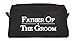 TSO Mens Wedding Party Toiletry Bag - Black Dopp Bag and Travel Toiletry Bag for Holding All Your Needs (9.25' x 5' x 3.75') (Father of the Groom)