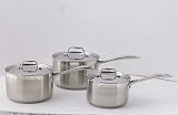 Swift Supreme 3 Pce Set (16,18,20cm) Saucepan & Lids  from Dexam