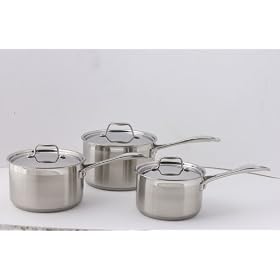 Swift Supreme 3 Pce Set (16,18,20cm) Saucepan & Lids