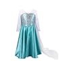 Pettigirl Little Girls' Dress Snowflakes Children Cosplay Costume 3-7 Years