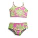 Girlfriends by Anita G - Toddler Girls 2 Piece Tankini Bathing Suit, Pink, Lime (Size 2T)