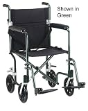 `Fly Weight Chair19 Alum Blue Deluxe Back Release * Deluxe all aluminum rear wheel locks * Aluminum