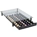 RECAPS Coffee Pod Holder Storage Drawer Compatible with Nespresso Coffee Capsules Kitchen Organizer Black Holds 60 Capsules