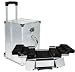 Health & Personal Care : Pro Rolling Silver Aluminum Makeup Cosmetic Case