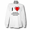 I Love George Armstrong Custer Long Sleeve T-shirt